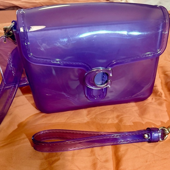 COACH Jelly Tabby in bright grape/purple/silver 💜 - Picture 5 of 10